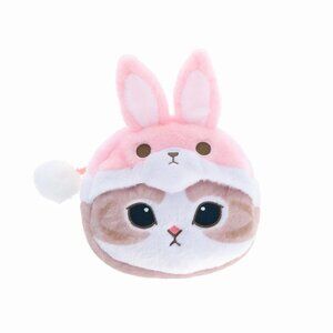 Mofusand pouch rabbit with charm Japanese merch